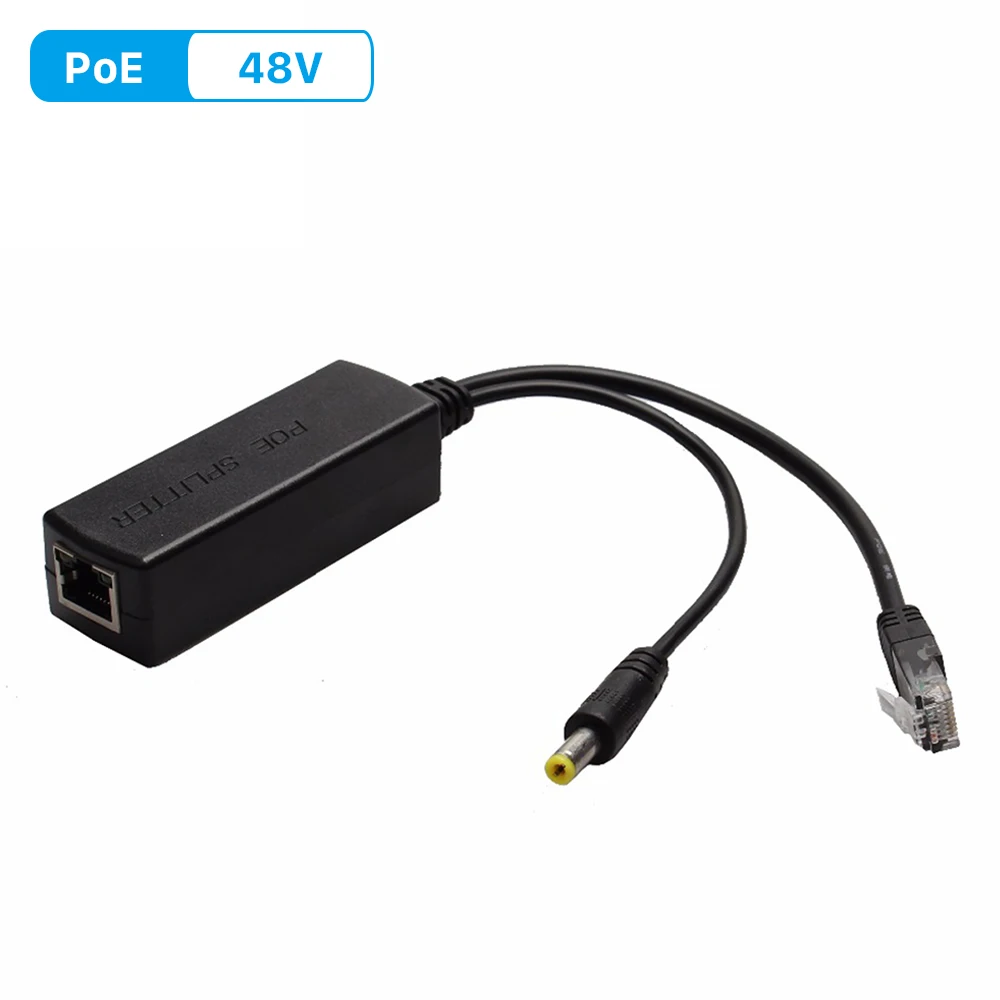 Активный изолированный разветвитель PoE IEEE802.3af 48 В до 12 адаптер форсунка poe