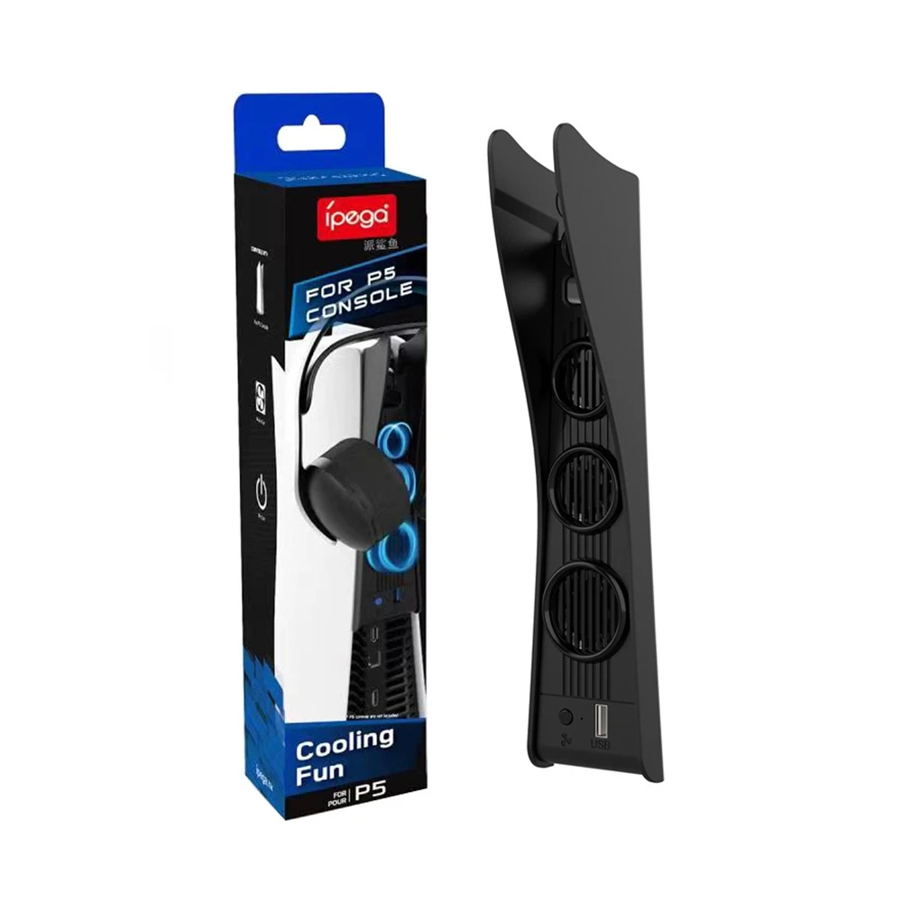 

New Efficient Cooling Game Artifact Radiator USB With 3 Cooling Fan Cooler Suitable For PS5 Console Host Cooling Fan Radiators