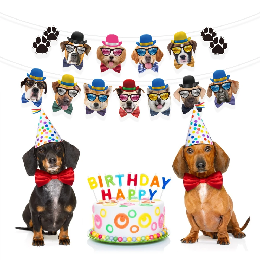 Тематическое украшение для вечевечерние НКИ в виде собаки на день рождения