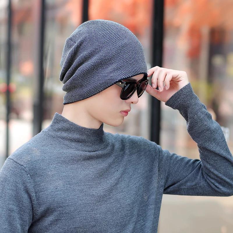 LOVINGSHA модные дизайнерские женские теплые шапки мужские шапки вязаные Skullies мешковатые шапки для девочек из искусственного меха зимние шапки HT125