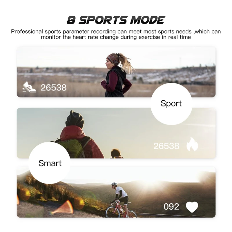 

2020 D13 Smart Watch Men 1.3 Inch IP68 Waterproof Heart rate Blood pressure Remote Music camera Multiple sports Smartwatch