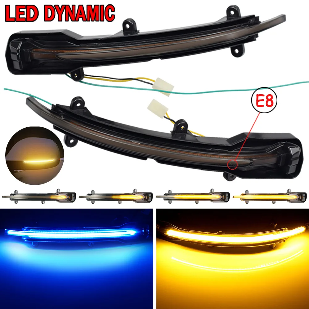 

For Audi Q5 SQ5 8R Q7 SQ7 4L LED Dynamic Car Blinker Side Mirror Marker Turn Signal Light Lamp Accessories