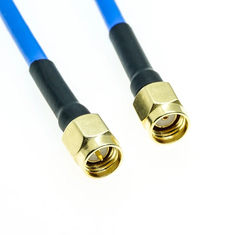 Коннектор RPSMA штырь-штырь SMA RG402 RG-402 полугибкий коаксиальный кабель 0 141 дюйма 50 Ом