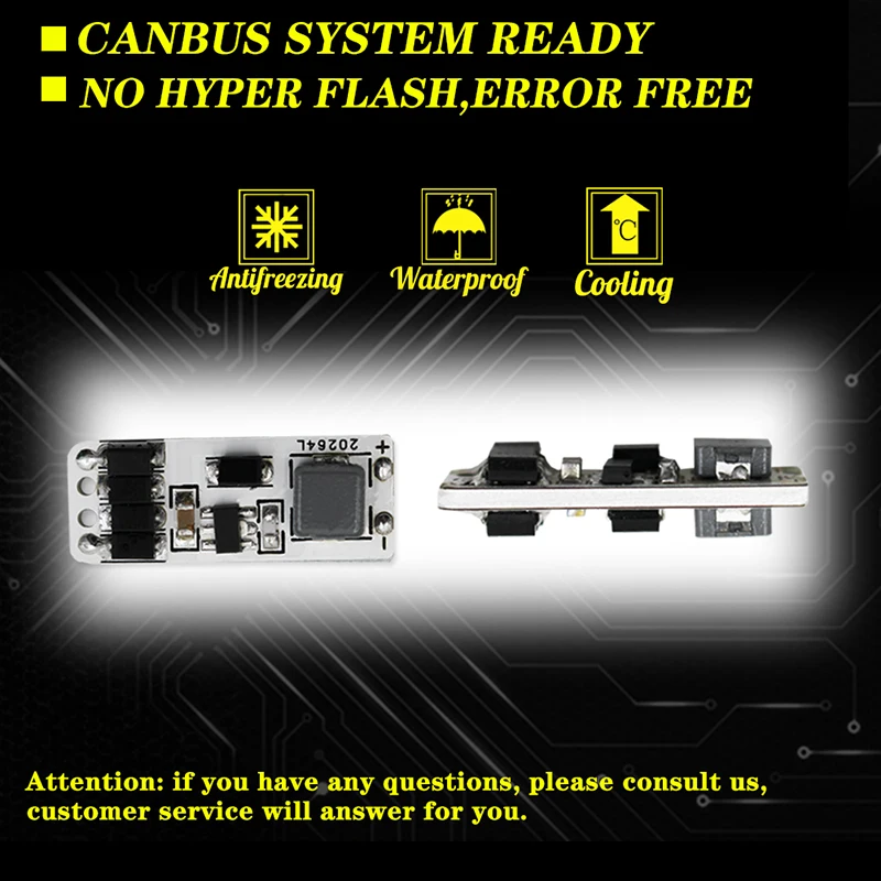 Нет Hyper Flash 3157 светодиодный Canbus Янтарный красный 7443 T20 1157 BAY15D светодиодный лампы для автомобильных тормозов/хвостов, стояночных дневных ходовых/поворотных сигналов
