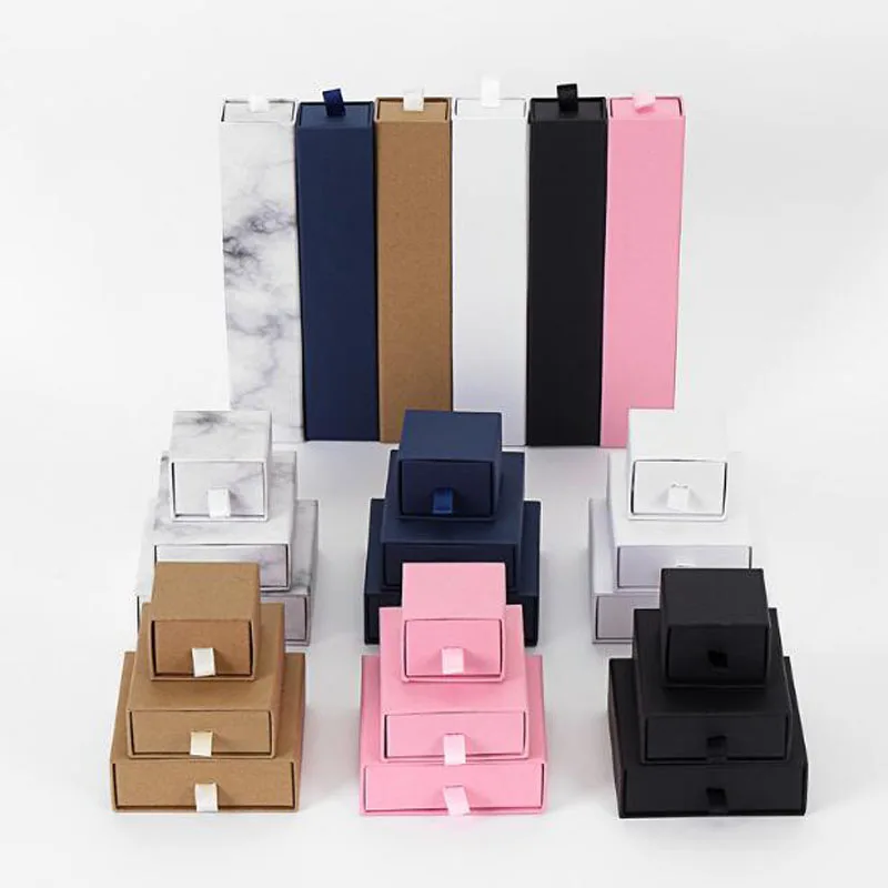 Квадратная коробка для ювелирных изделий органайзер помолвки кольца серег