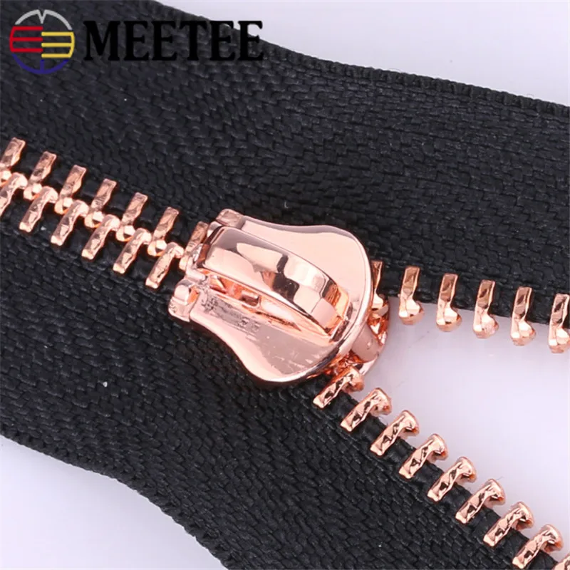 

50Pcs 5# Eco-friendly Zipper Sliders For Metal Zippers Bag Zips Head Zip Repair Kit Garment DIY Clothing Accessories F2-16