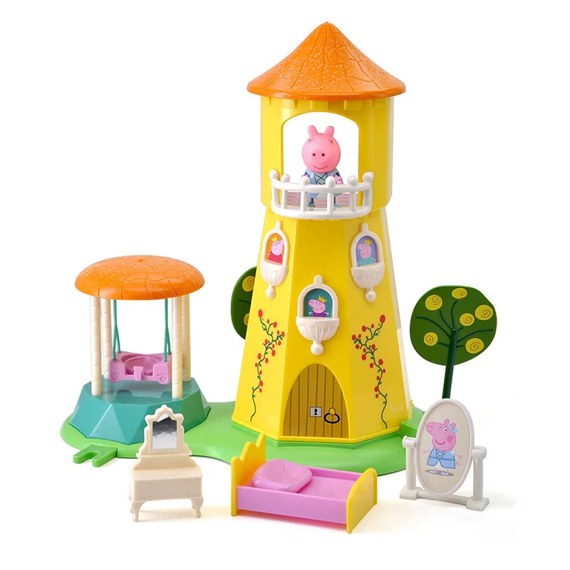 11 Оригинальная игрушка Peppa, Свинка Джордж, фигурки, кукла Peppa, друзья, любовь, обучение, классная сцена, развивающие игрушки, Детский Рождественский подарок - Цвет: 11