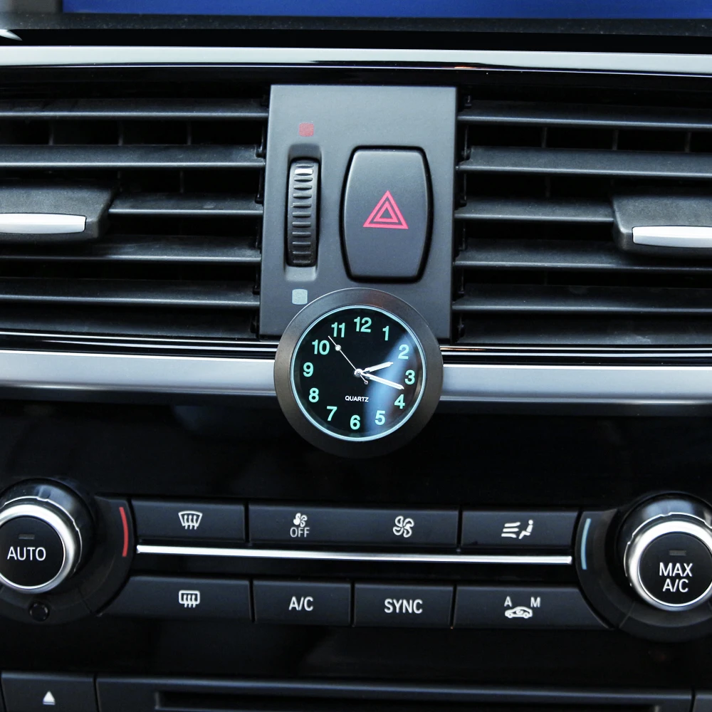 Автомобильные часы светящиеся миниатюрные автомобильные цифровые с внутренней