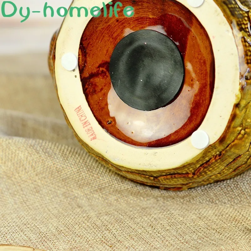 

Ceramic Storage Tank Cartoon Owl Coin Bank Nordic Ornaments Crafts Home Office Decorations Children's Money Box