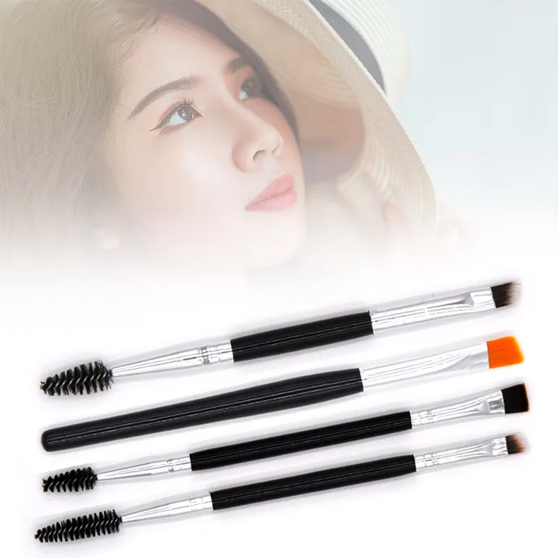 Duals Sided Multipurpose Brow Brush Eyebrow Eye Shadow Nose Makeup New Fashion Women Girl Ladies J3 | Красота и здоровье