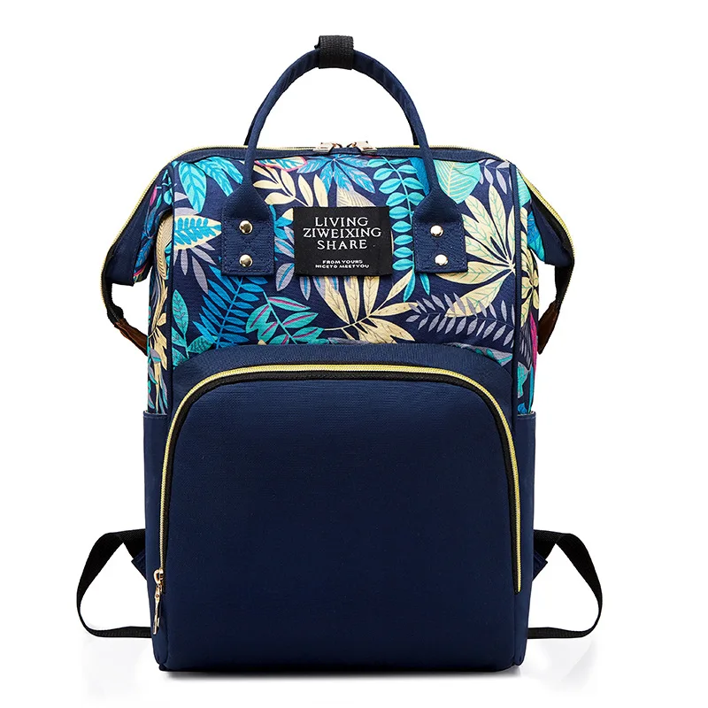 Bolsa de pa&ntilde;ales multifuncional para mam&aacute;s, mochila de viaje de gran capacidad, bolso de lactancia-4