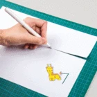 Симпатичный нож для бумаги, 1 шт., износостойкий бумажный ручной книжный резак, лента, керамическое лезвие, нож для резки