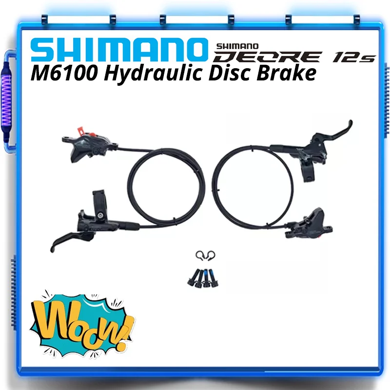 ШИМАНО ДЕОРЕ РУЛЕВОЙ КОММУТАТОР ГИДРАВЛИЧЕСКОГО ДИСКОВОГО ТОРМОЗА BL-M6100 BR-M6I00 SPEC EV 2 ПОРШНЕВОЙ ТОРМОЗНОЙ ЗАЖИМ ICE TECHNOLOGIES.