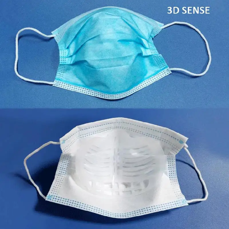 

10/20/50pcs Disposable Face Mask Holder Anti-boring Breathable Mouth Nose Inner Support Bracket 3d Reusable Mouth Masks Bracket