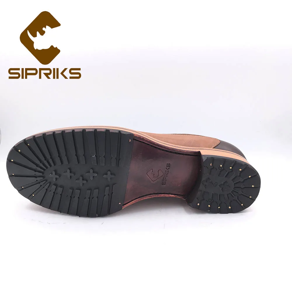 Sipriks брендовая мужская черная замшевая Классическая обувь из телячьей кожи