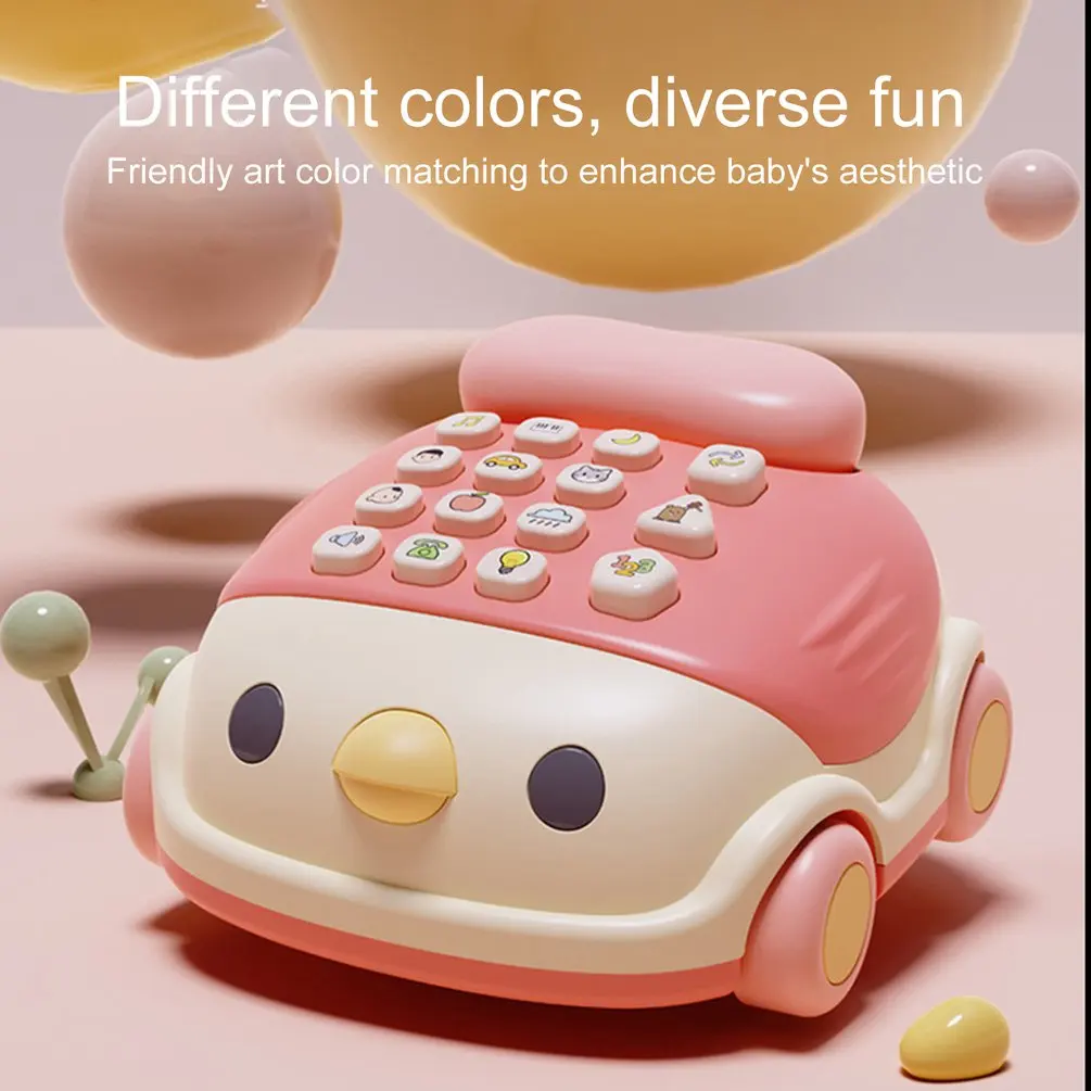 Ретро детский игрушечный телефон Раннее детство истории машина для телефона