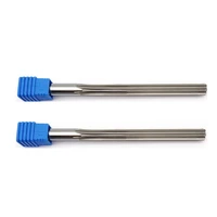 lengthened tungsten steel straight shank machine reamer high precision integral alloy straight groove reamer 6mm 12mm