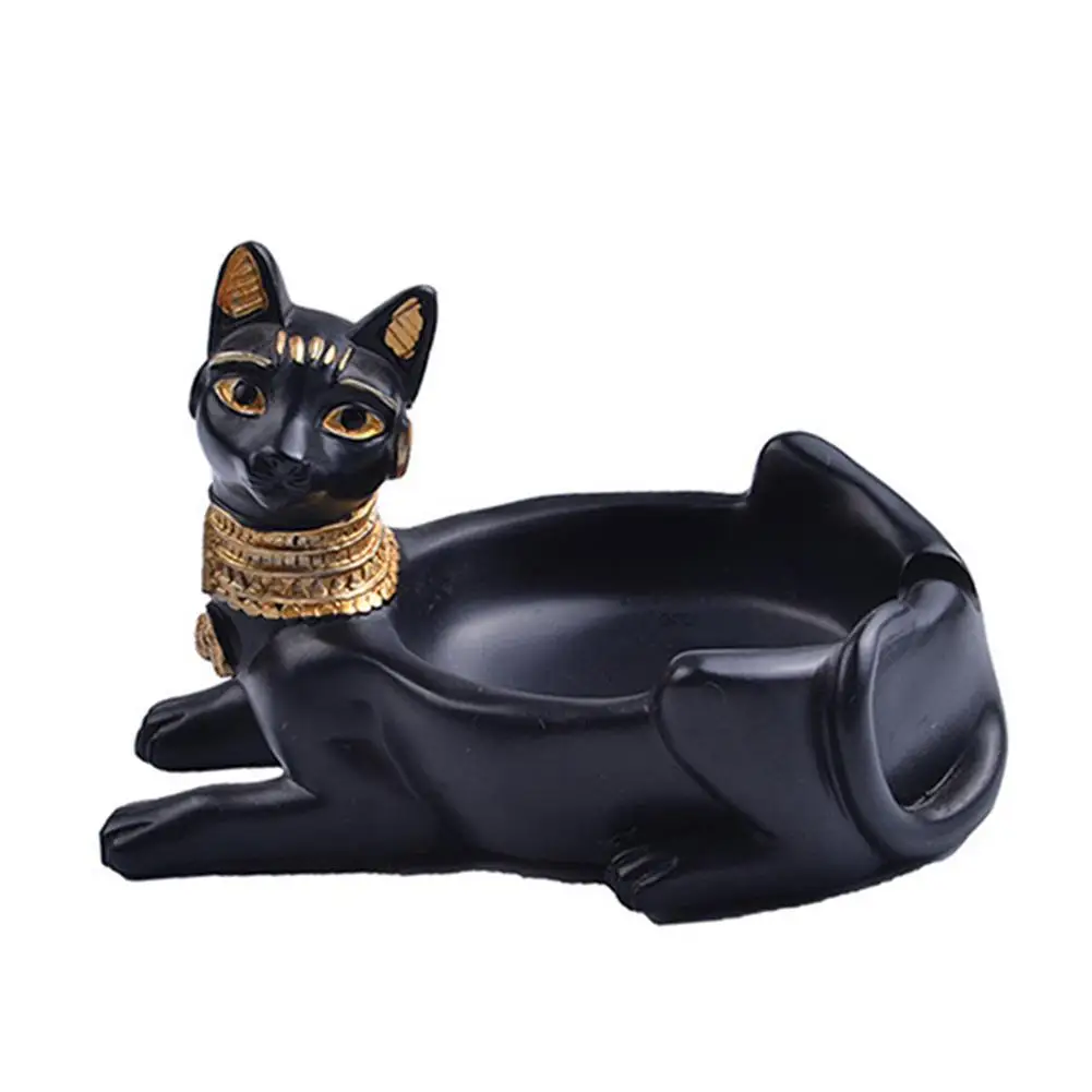 Полимерные поделки Египетская кошка Бог пепельница украшение для сигареты