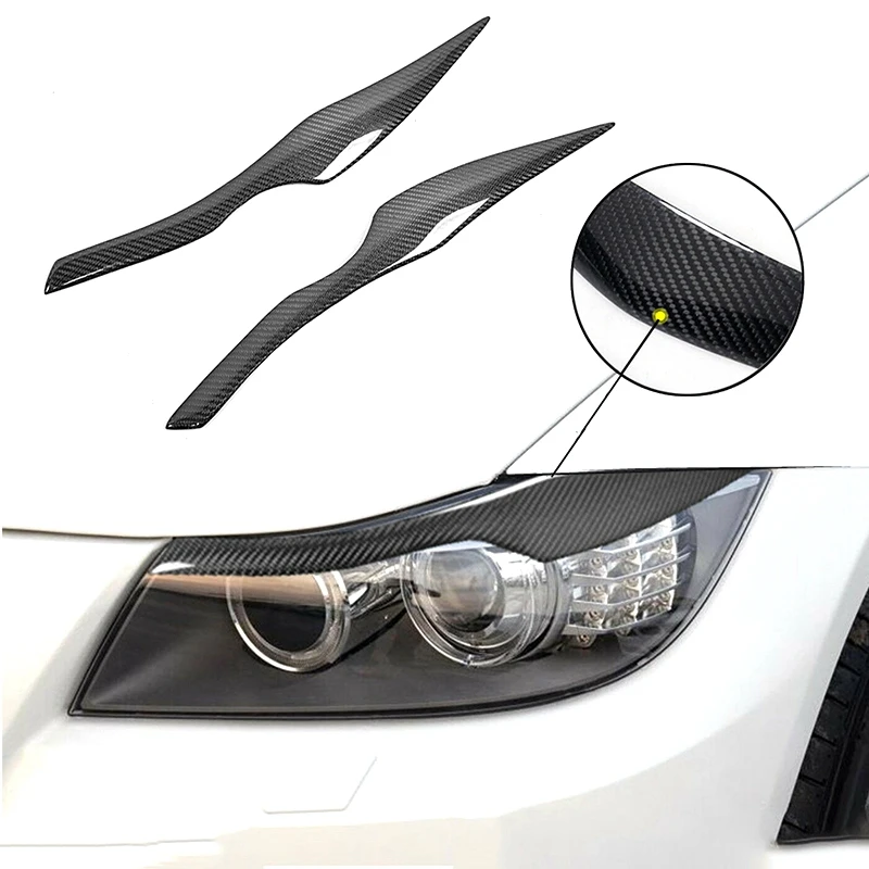 

Car Headlight Eyebrows Cover Decoration Stickers for 3 Series E90 E91 2003-2008