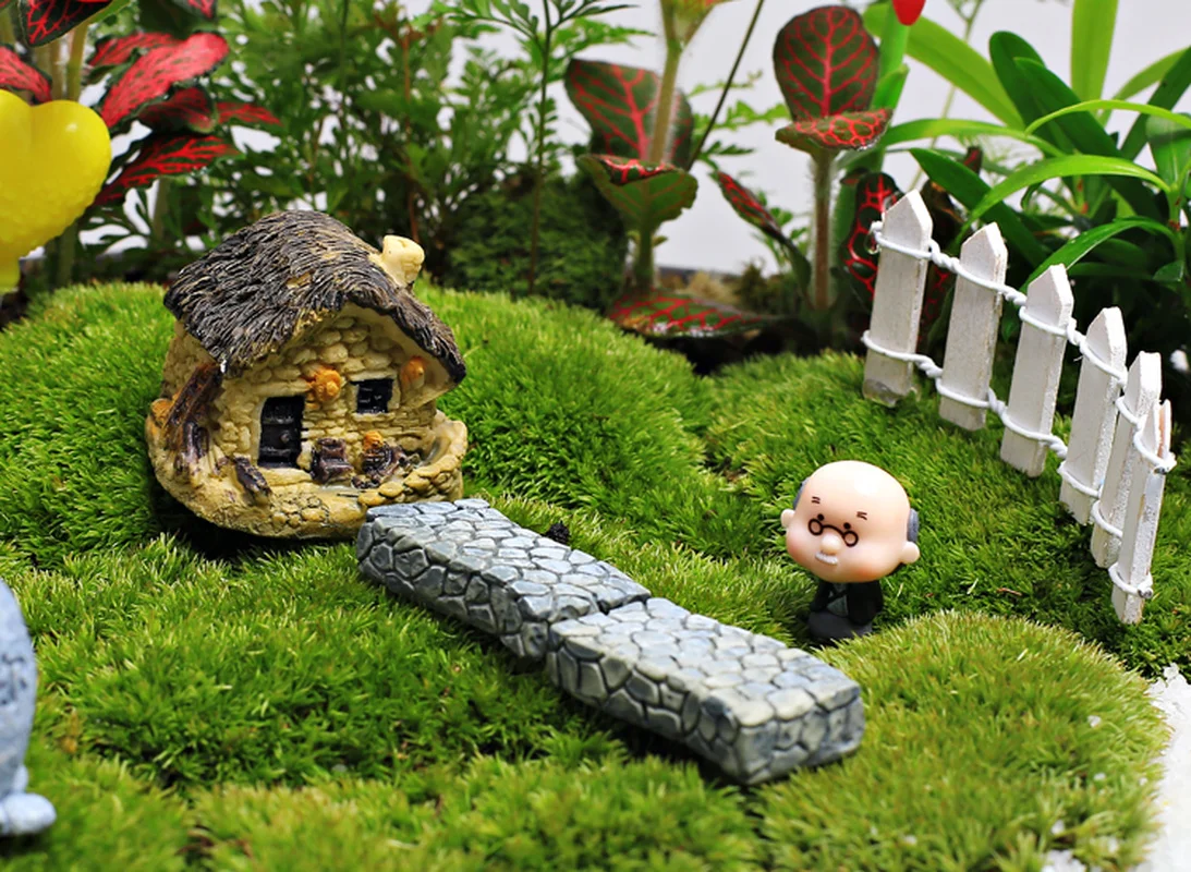 

Home Decorations Chimney Farm House Small Resin House Geometry Only House Rustic Home Decor Resin Miniature Figurines