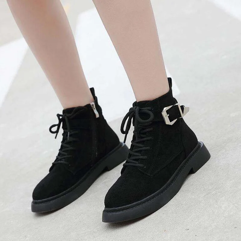 Женская зимняя обувь Новое поступление боевые военные ботинки женские