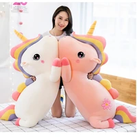 kawaii plush rainbow unicorn toy stuffed unicorn sofa plush pillow cushion kids children toy home decoartion girl gift