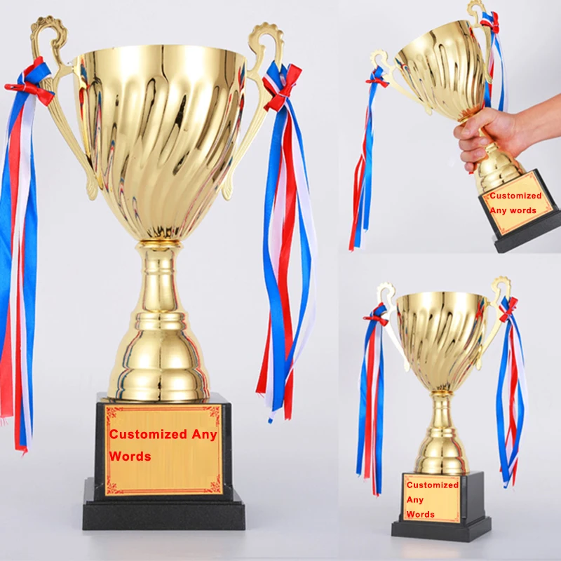 Настраиваемый трофей Лиги чемпионов, соревнование по бизнесу, металл, непокрытые трофеи, Трофейная медаль сувенирная чаша