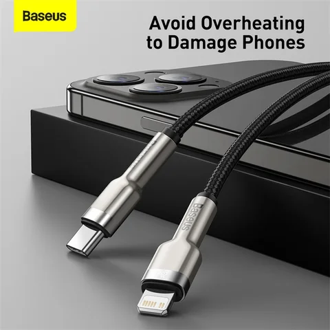 Baseus PD 20 Вт USB C кабель для iPhone 14 13 12 Pro Max 11 X Быстрая зарядка для iPad Air 4 Type C USBC зарядное устройство USB-C Date проводной шнур
