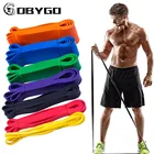 Длинная Резиновая лента GOBYGO, тренировочная лента для мышц, тренировка, формирование спортивного зала в помещении, эластичные ленты для пилатеса