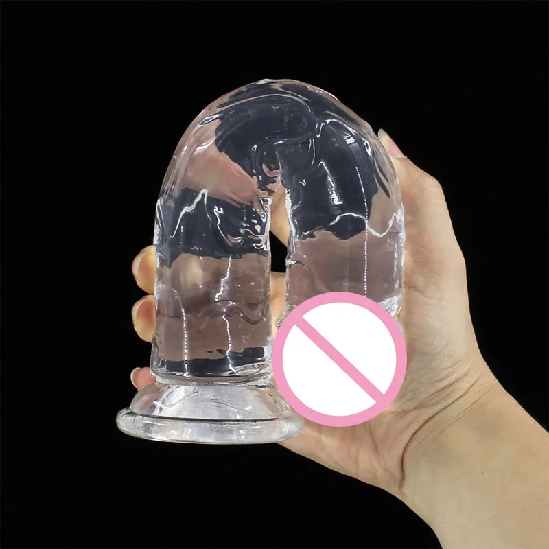 Мягкий Желе фаллоимитатор реалистичный анальный пенис присоска член интимные