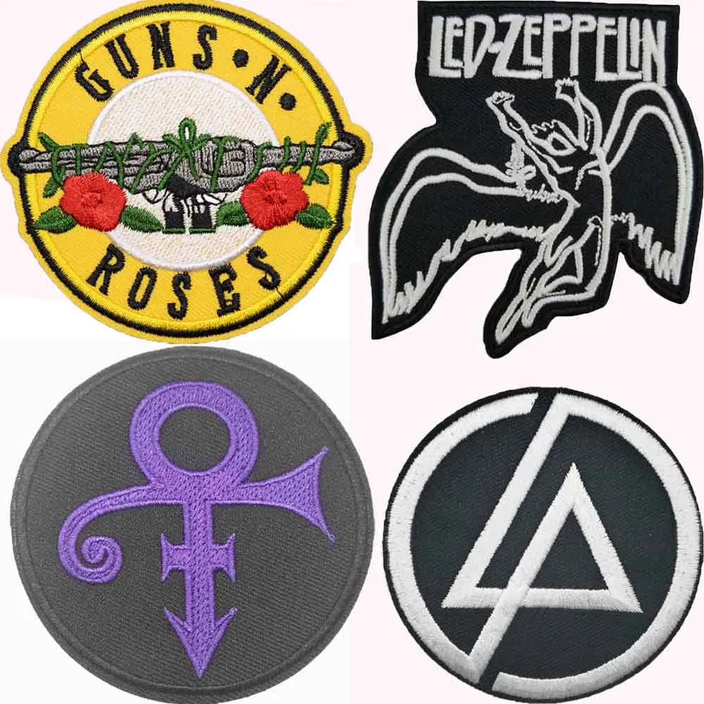 Guns N Roses Music Rock Out Майкл Джексон принц Линкин Парк железная вышитая одежда нашивки для одежды музыкальная группа