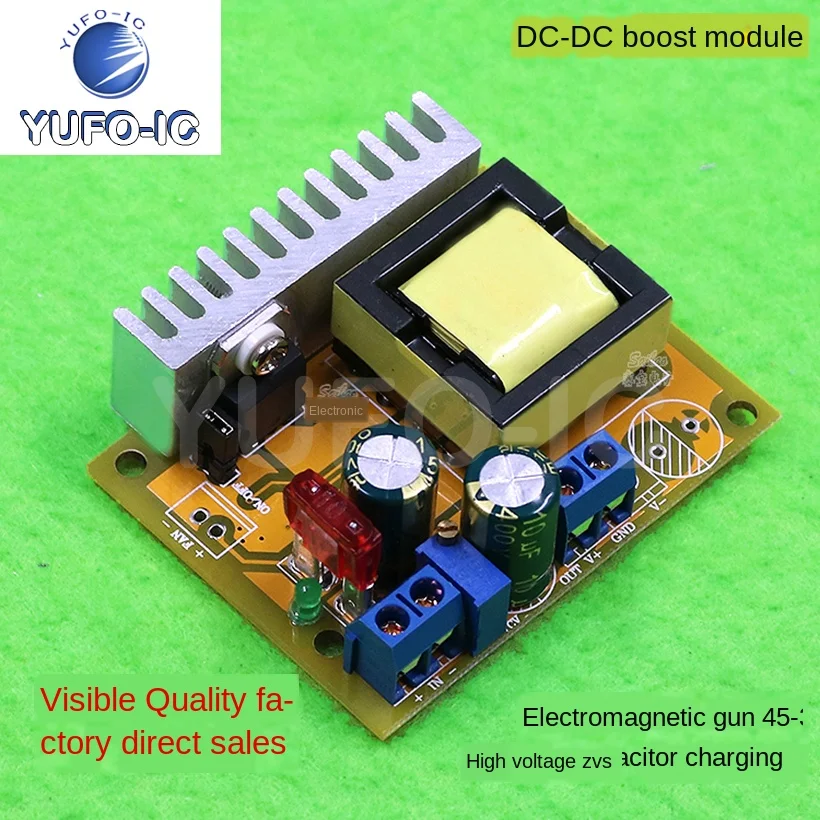 

3 шт., встроенный модуль высокой нулевой переключения напряжения (ZVS), емкость для зарядки, 45-390 в, 780 в, регулятор напряжения