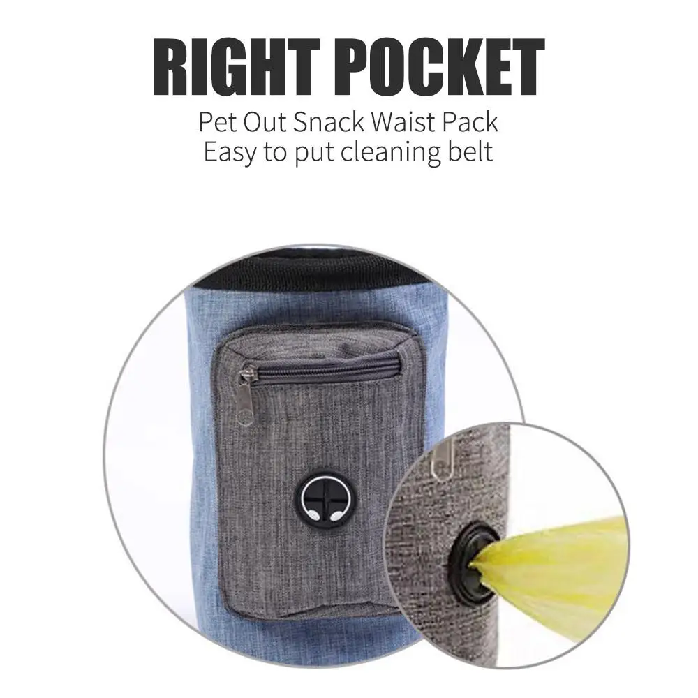 

Mountaineering Belt Bag Climbing Chalk Bag on Foot Outdoor 2 Color Linen Run Tourism Pet Training Bag Sports