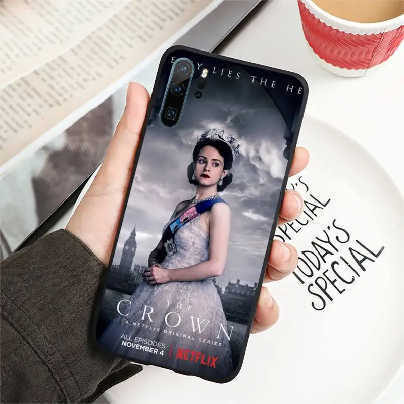 

The Crown Phone Case For Huawei P40 P20 P30 Mate 40 20 10 Lite Pro Nova 5t P Smart 2019