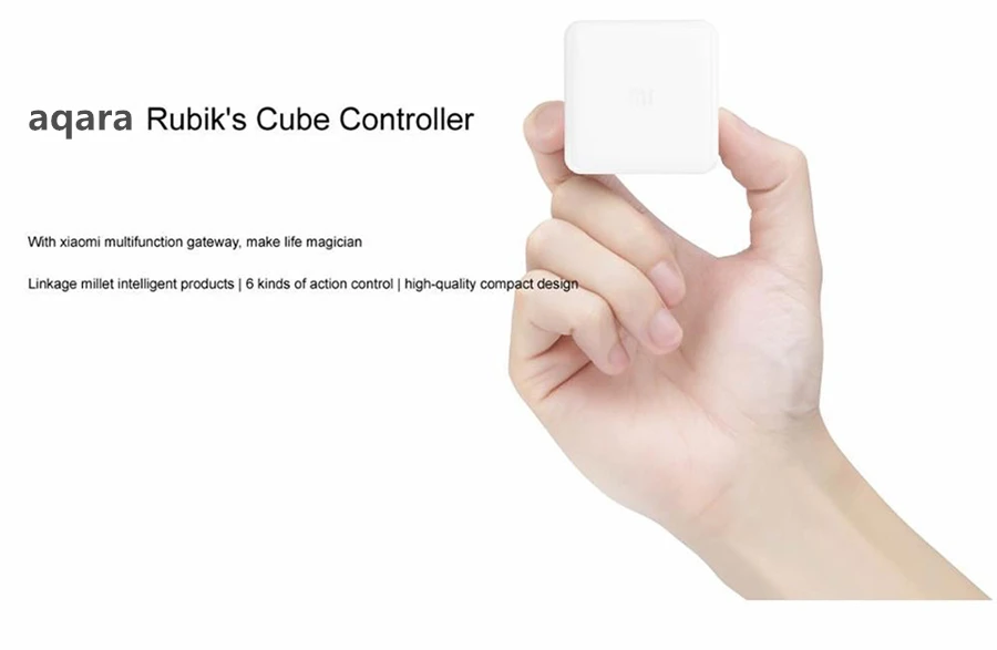 Контроллер Aqara Magic Cube версия Zigbee управляемая шестью движениями для приложения Xiaomi