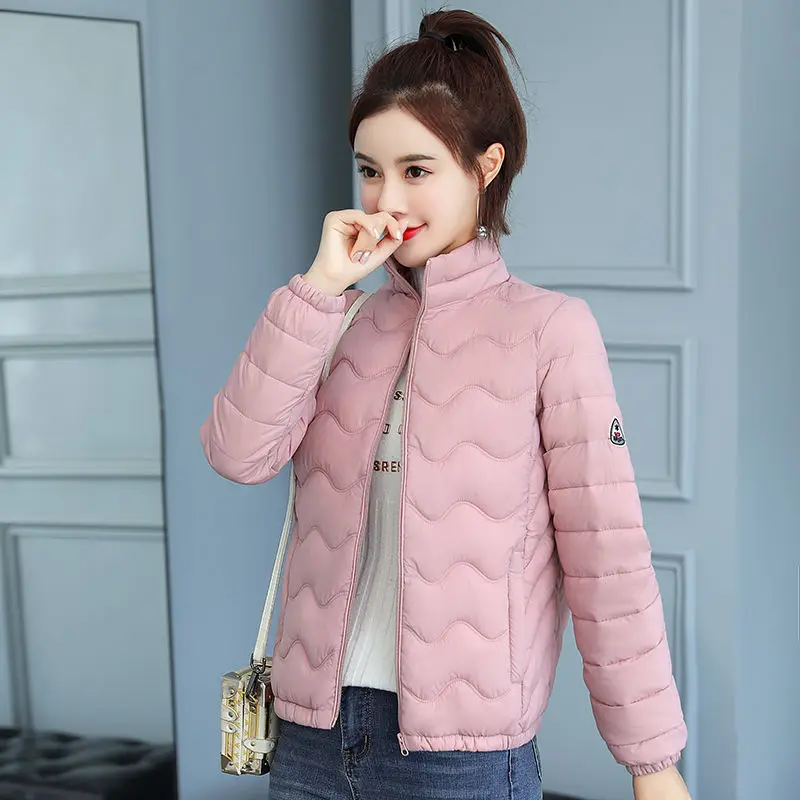 

Autumn and winter down cotton padded jacket women's short slim cotton padded jacket fashion lightweight large size cotton padded