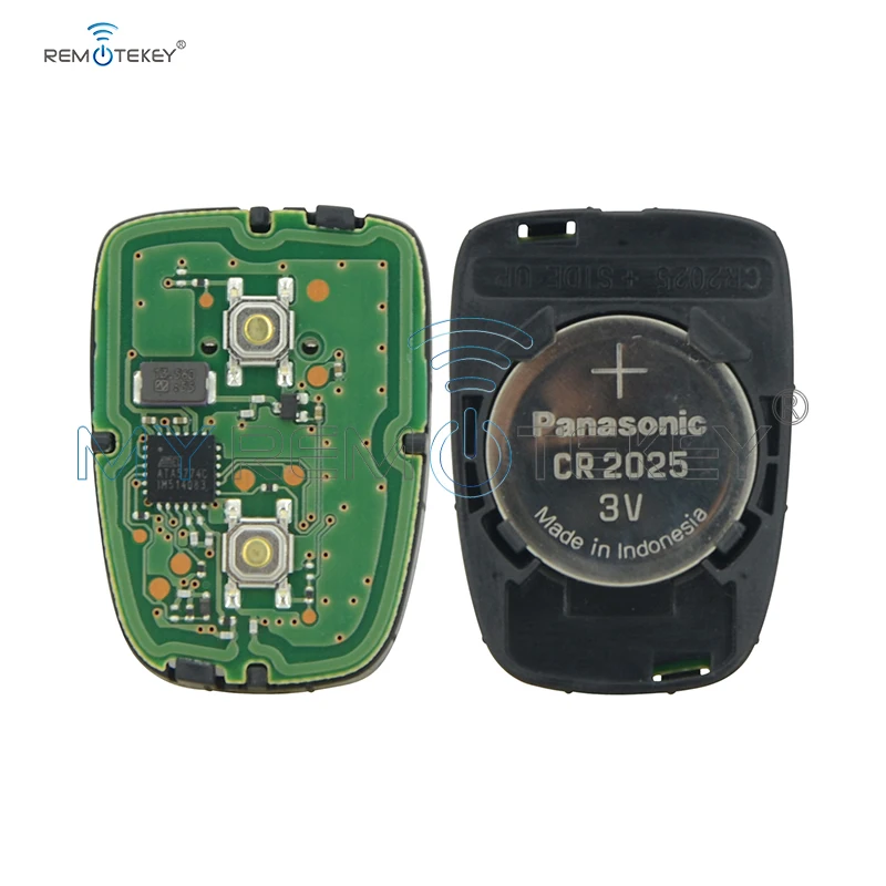 Замена ключа Remtekey OEM 2 кнопки пульт дистанционного управления 433 МГц для Toyota Avanza Rush