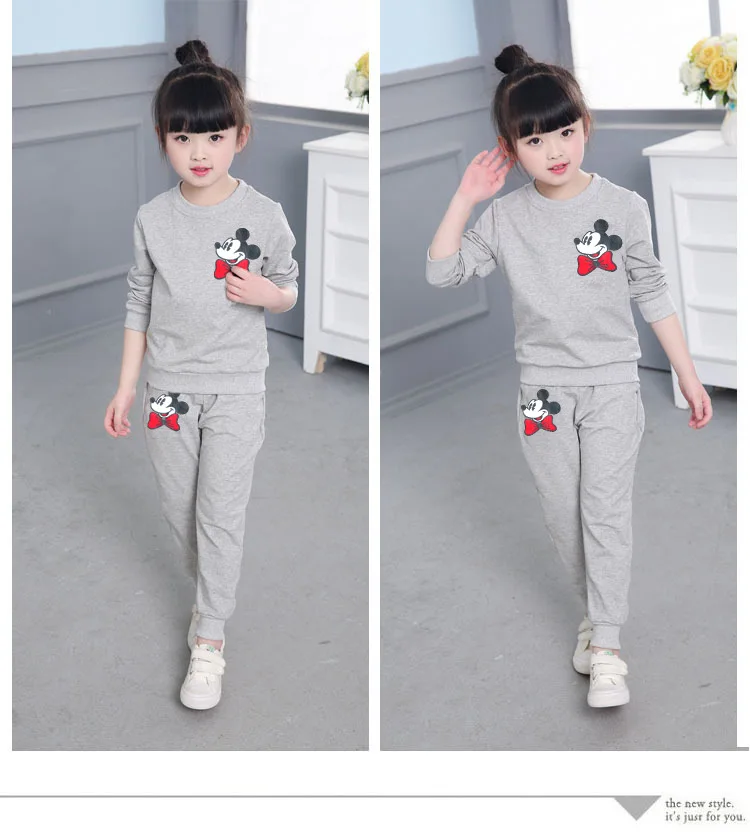 Костюм с Минни Маус футболка Микки Маусом Спортивная Повседневная Удобная