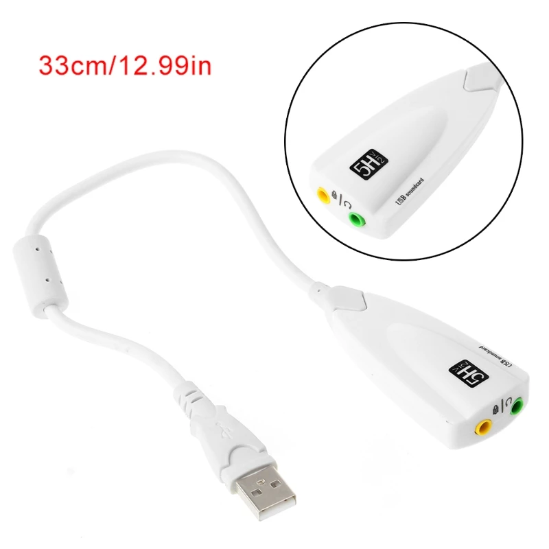 Прямая поставка 3D внешняя звуковая карта для SteelSeries Siberia 5Hv2 USB 2,0 Virtual 7,1 Бесплатный привод