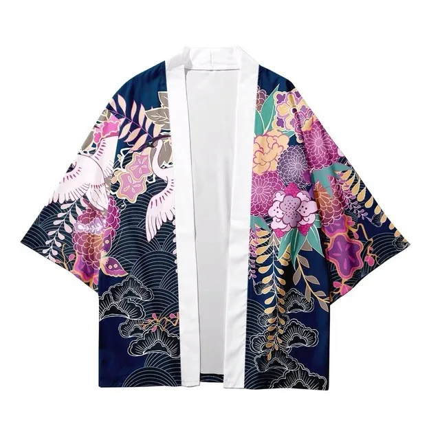 Dragon Kimono Japanese Traditional Kimonos Men Women Harajuku Casual Samurai Costume Yukata Haori Asian Cardigan | Тематическая