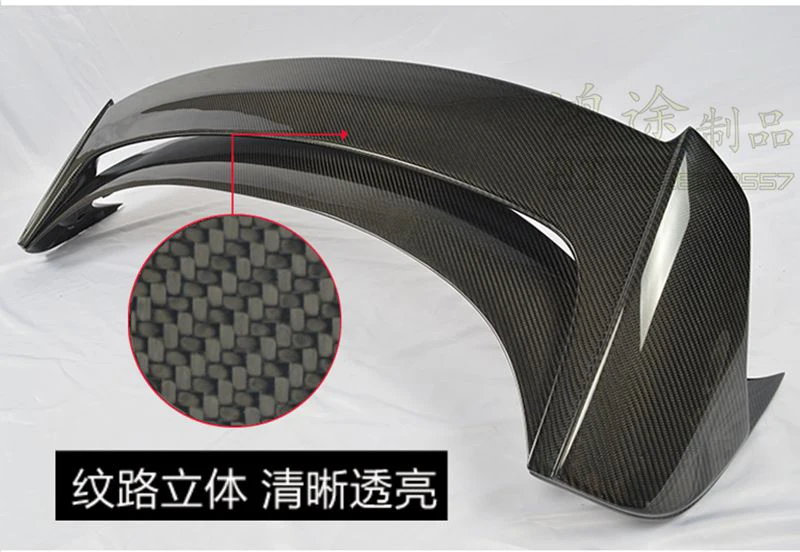 

Carbon Fiber Spoiler for Mazda Axela Hatchback 2014 15 16 17 18 2019 High Quality AB Style Spoilers Auto Accessories By EMS