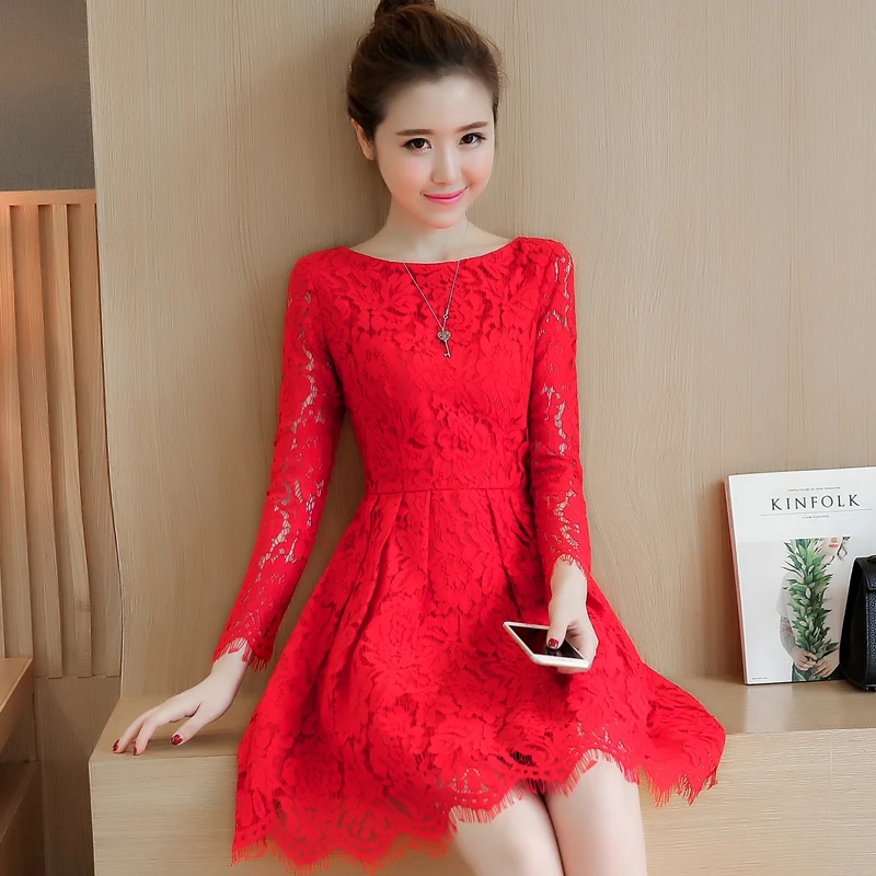 Mozuleva 2019 Korean Women Bodycon Pink Short Dress Autumn Winter New Vintage Black Sexy Lace Mini Dresses Party Yellow Vestidos | Женская