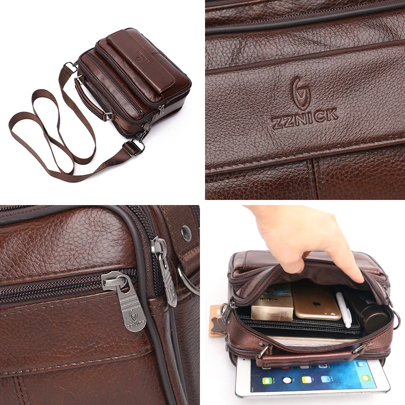 Сумка мессенджер KSK Мужская из натуральной кожи| |