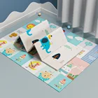 Складная пена детский коврик для младенцев мягкие развивающий коврик для детей игра активности ковер Водонепроницаемый XPE мягкий напольный ковер складное покрывало с сумкой в комплекте