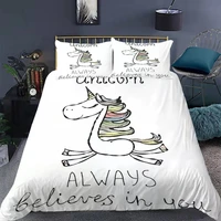 unicorn comforter bedding set cover kids bed cover cute bed sheets queen bedding set bedroom comforter set