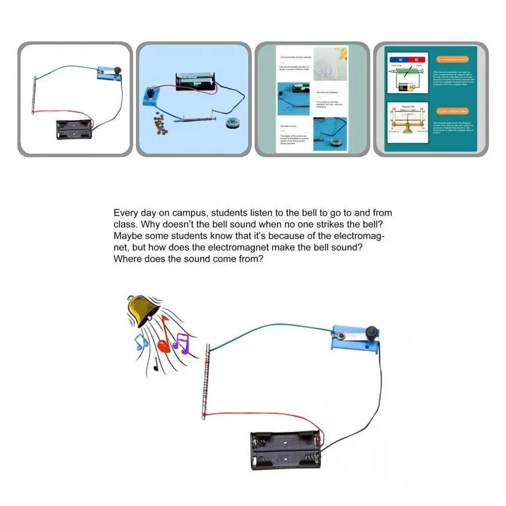 

1 компл. Научный физический эксперимент ручной работы Универсальный стимулятор обучения любопытство наука электромагнитный материал для д...
