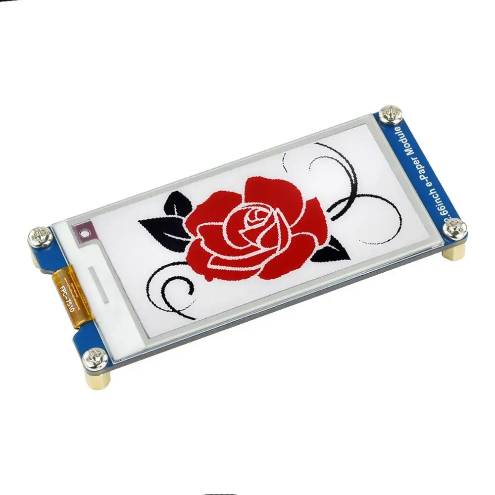 Módulo de Tela de Exibição para Raspberry 4b para Arduino Polegada Interface Epaper Eink E-paper pi Zero w 3b Plus 4 2.66 Spi 3-color