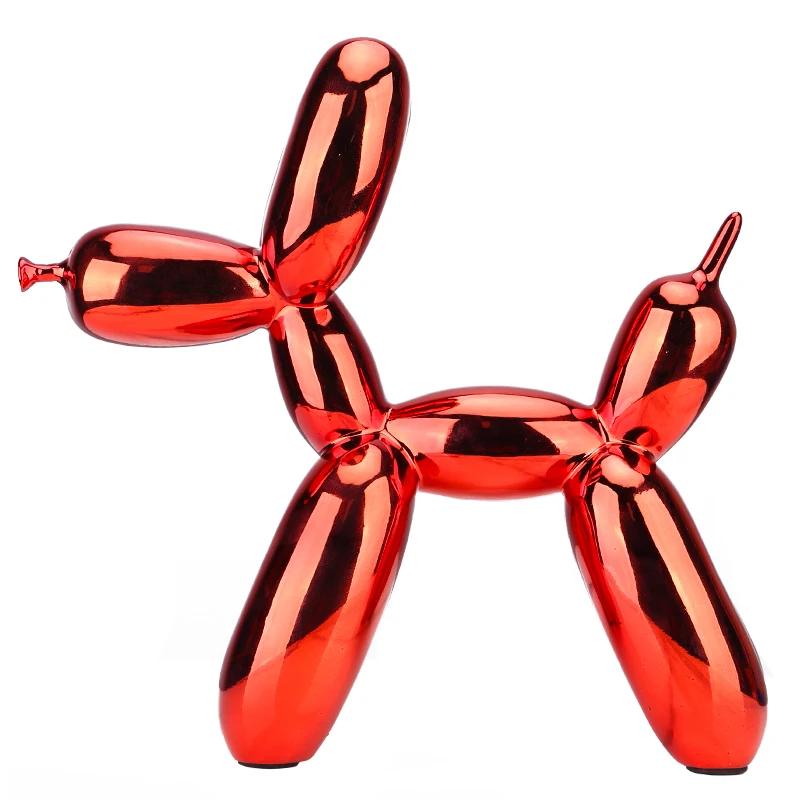 

Nordic Resin Dog Crafts electroplating balloon dog sculpture home decorations modern living room desktop animal decor Ornament
