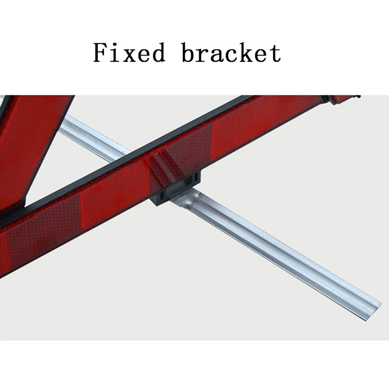 

2PCS Car Emergency Breakdown Warning Triangle Stop Sign Reflector Red Reflective Safety Hazard Auto Tripod Folded Reflective