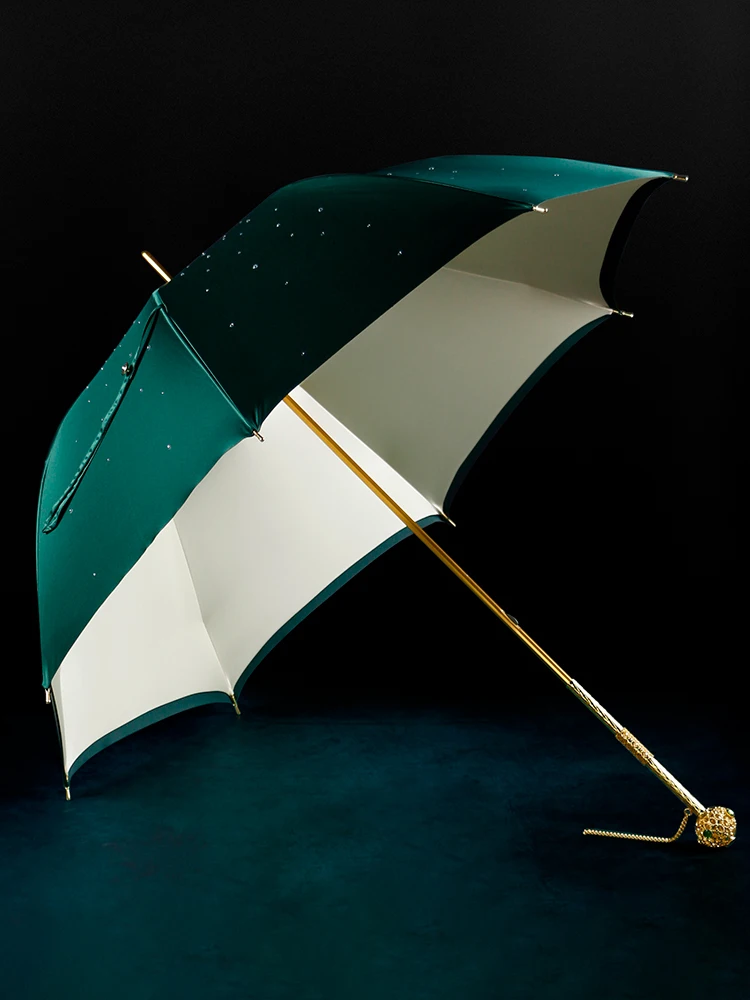 

Fashion Luxury Umbrella Adult Business Windproof Uv Protection Umbrella Large Long Handle Paraguas Mujer Rain Gear BD50UU